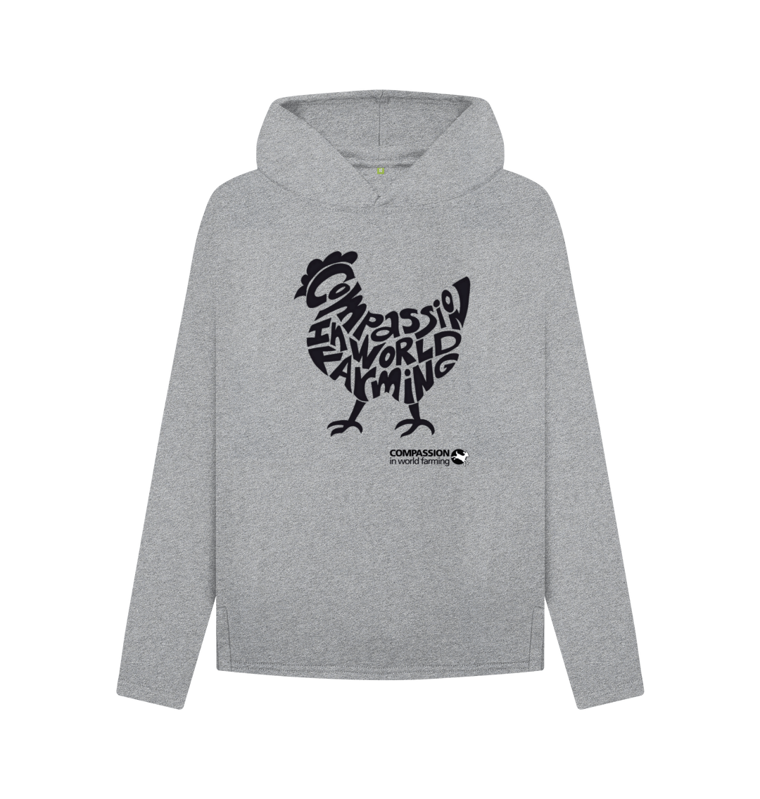 Athletic Grey Printed Hoody