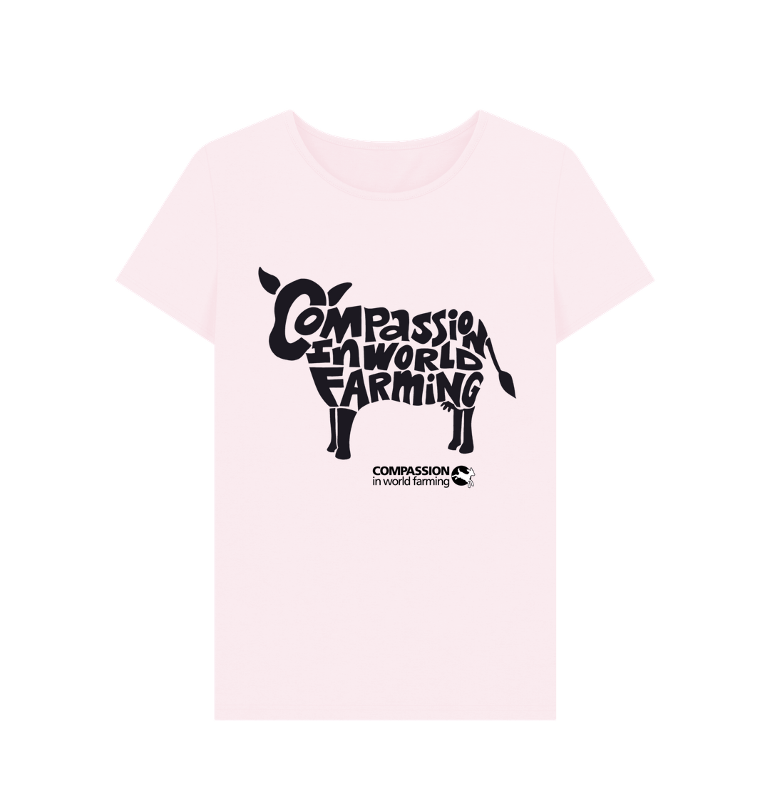 Pink Printed T-shirt Front