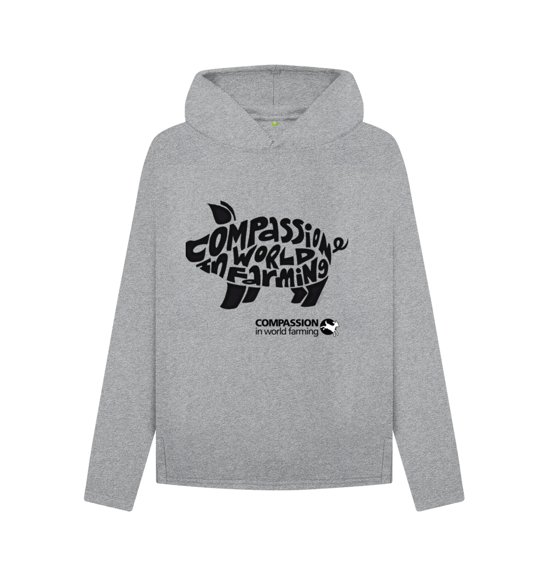 Athletic Grey Printed Hoody