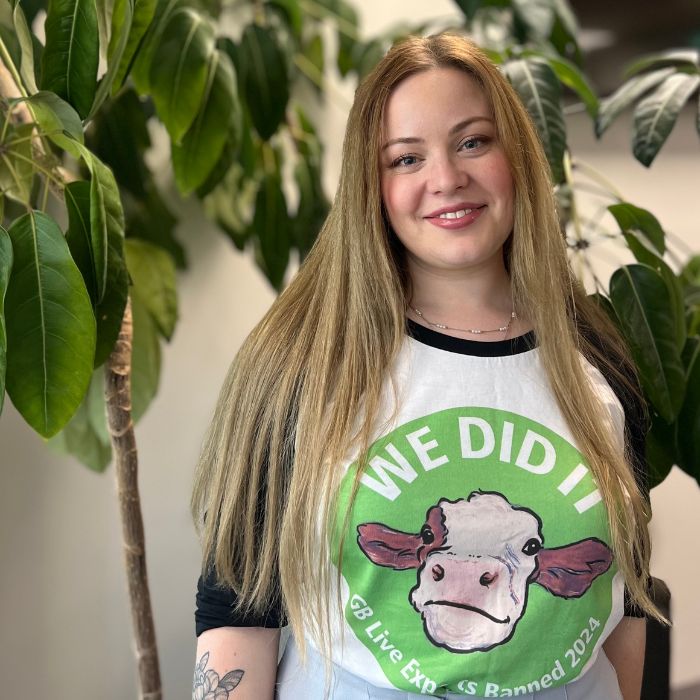 Women's Green Circle Ban Live Exports Celebration Baseball T-shirt