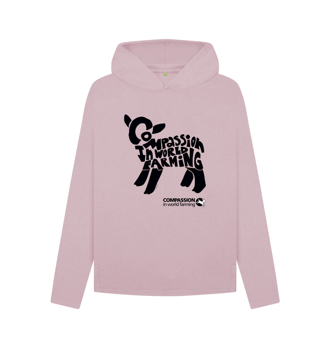 Mauve Printed Hoody