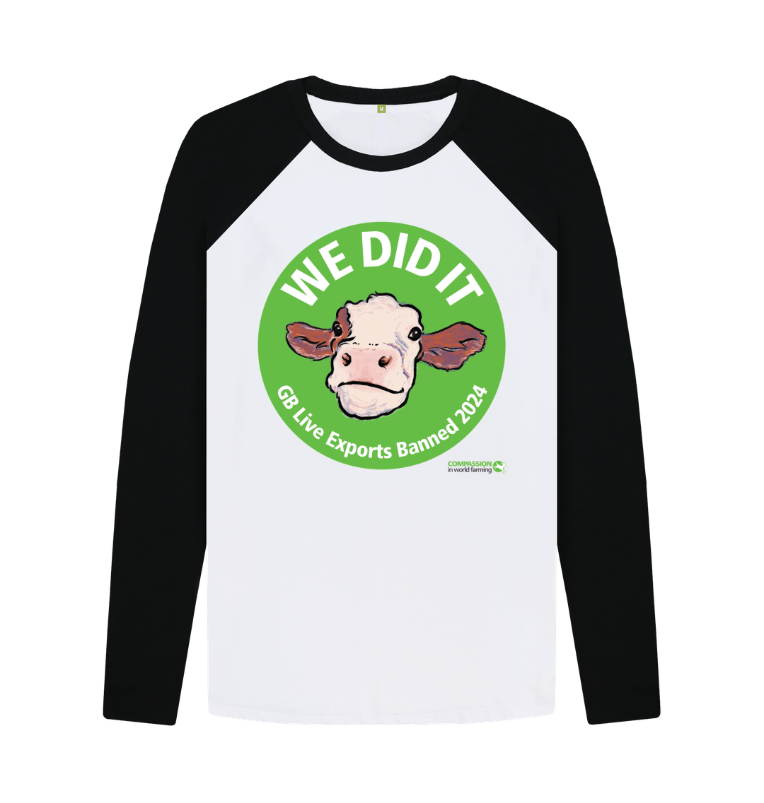 Black-White Printed Baseball T-shirt