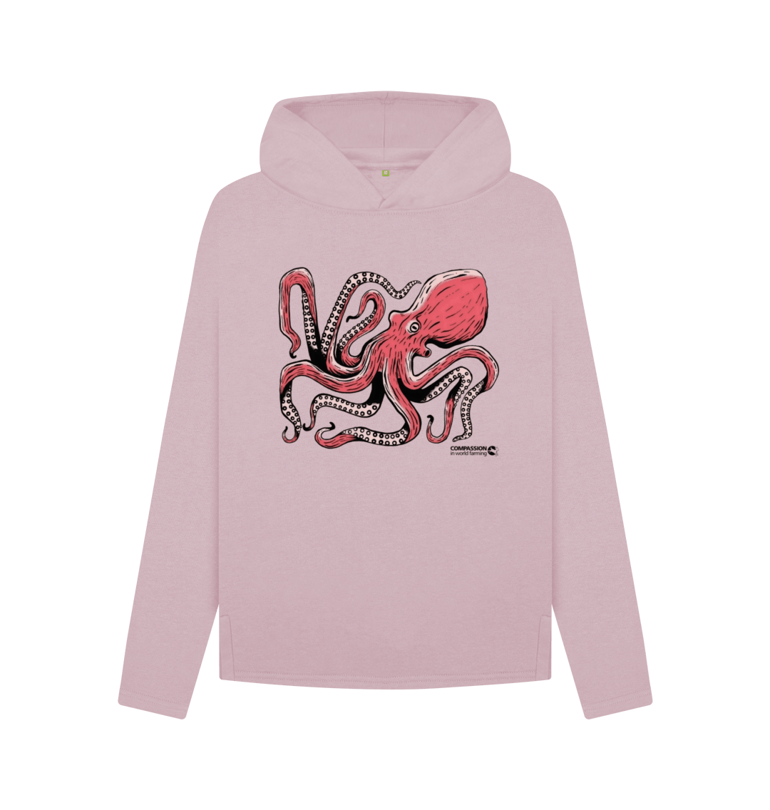 Mauve Printed Hoody