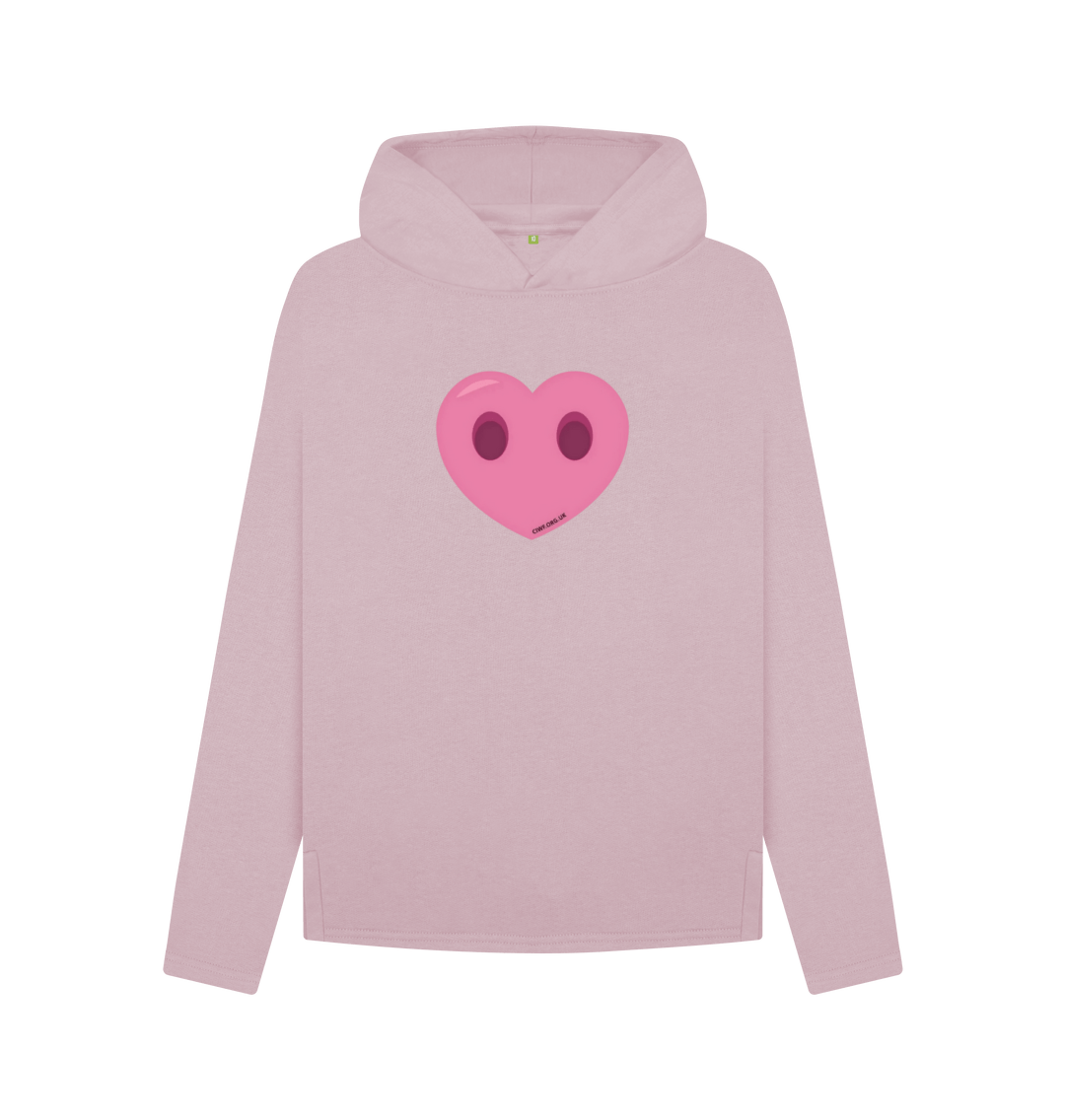 Mauve Printed Hoody