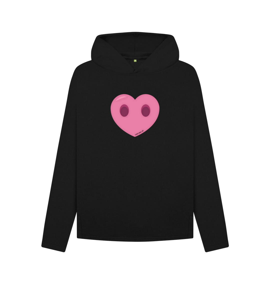 Black Printed Hoody