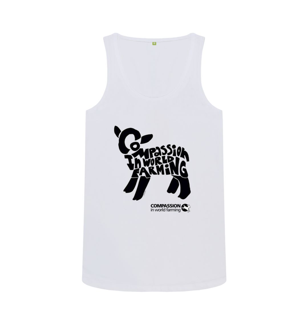 White Women's Compassion Lamb Vest