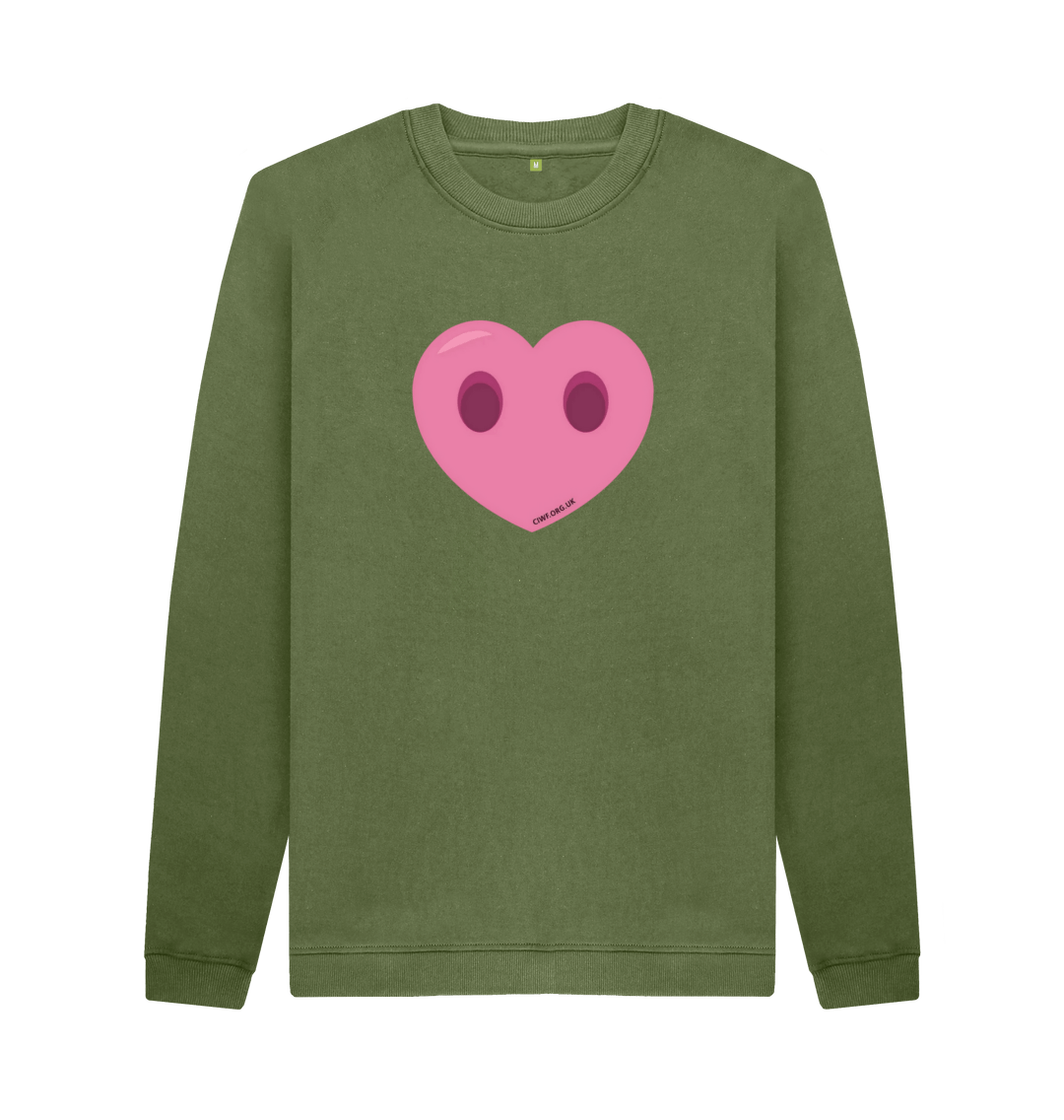 Khaki Printed Sweater