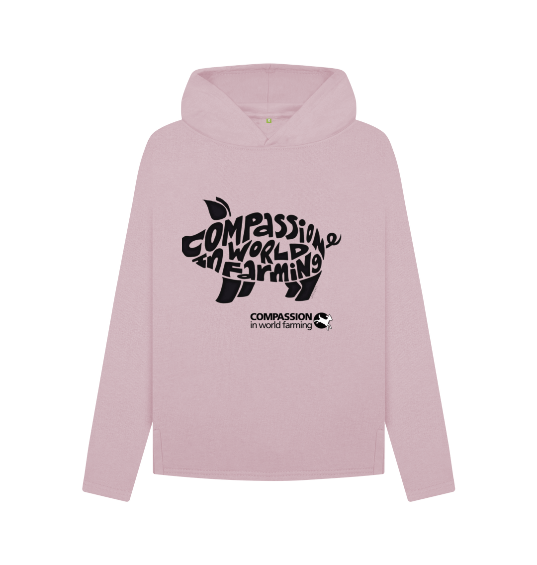 Mauve Printed Hoody