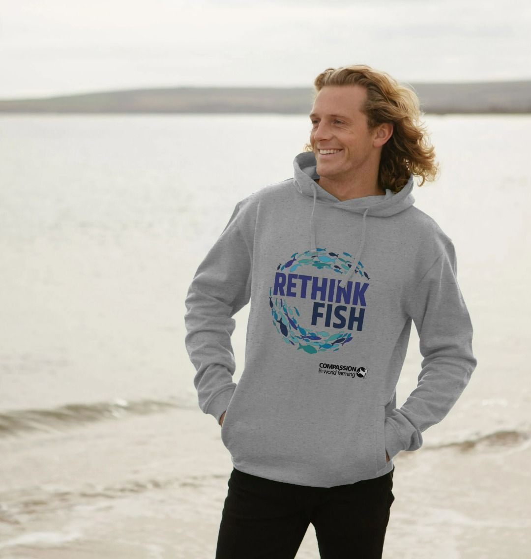 Unisex Rethink Fish Hoodie
