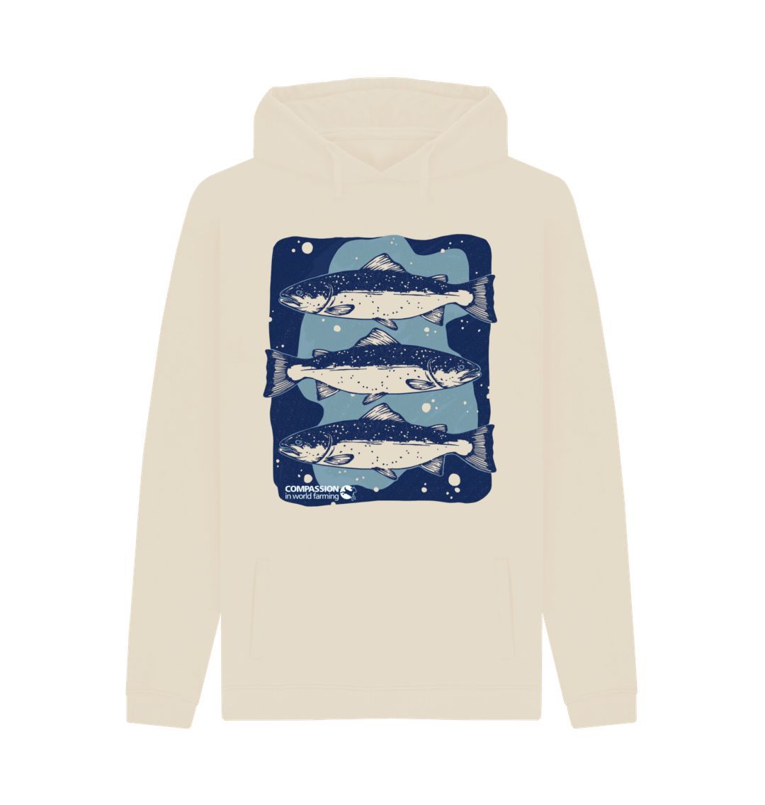 Oat Men's Salmon Hoodie