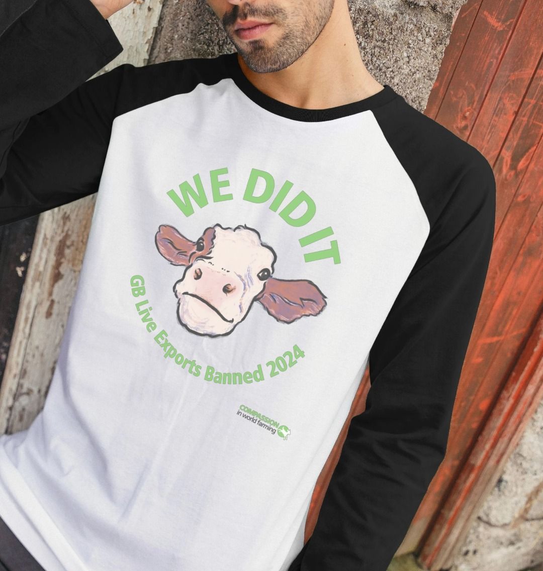 Men's Ban Live Exports Celebration Baseball T-shirt