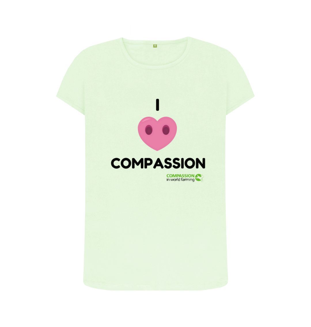 Pastel Green Women's Compassion T-Shirt
