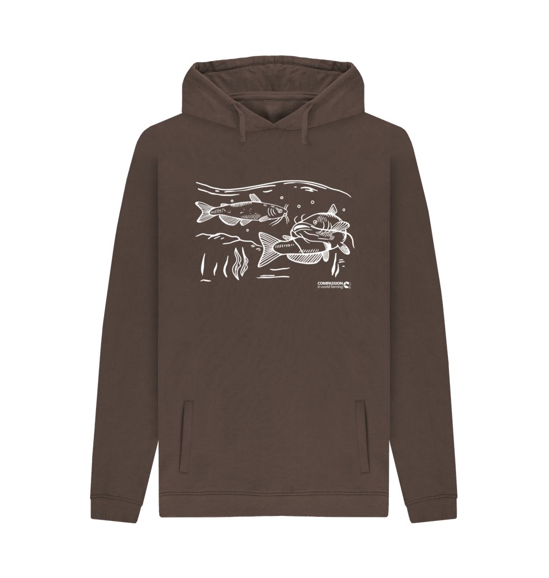 Chocolate Men's Catfish Hoodie