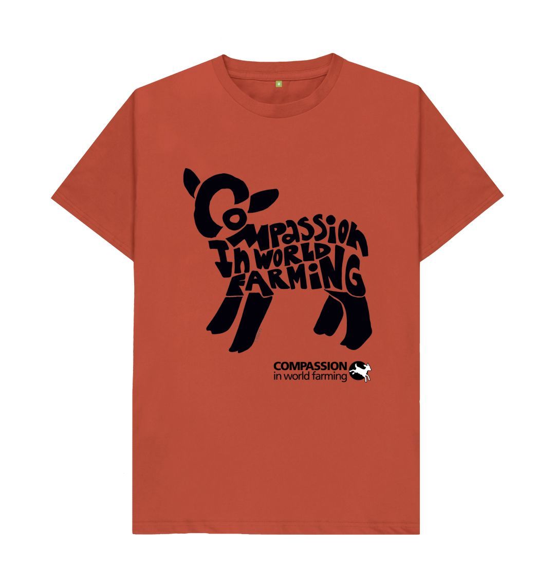 Rust Men's Compassion Lamb T-Shirt