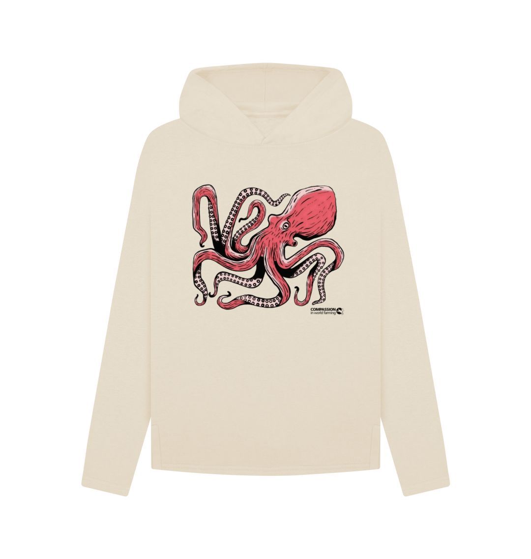 Oat Women's Octopus Relaxed Fit Hoodie