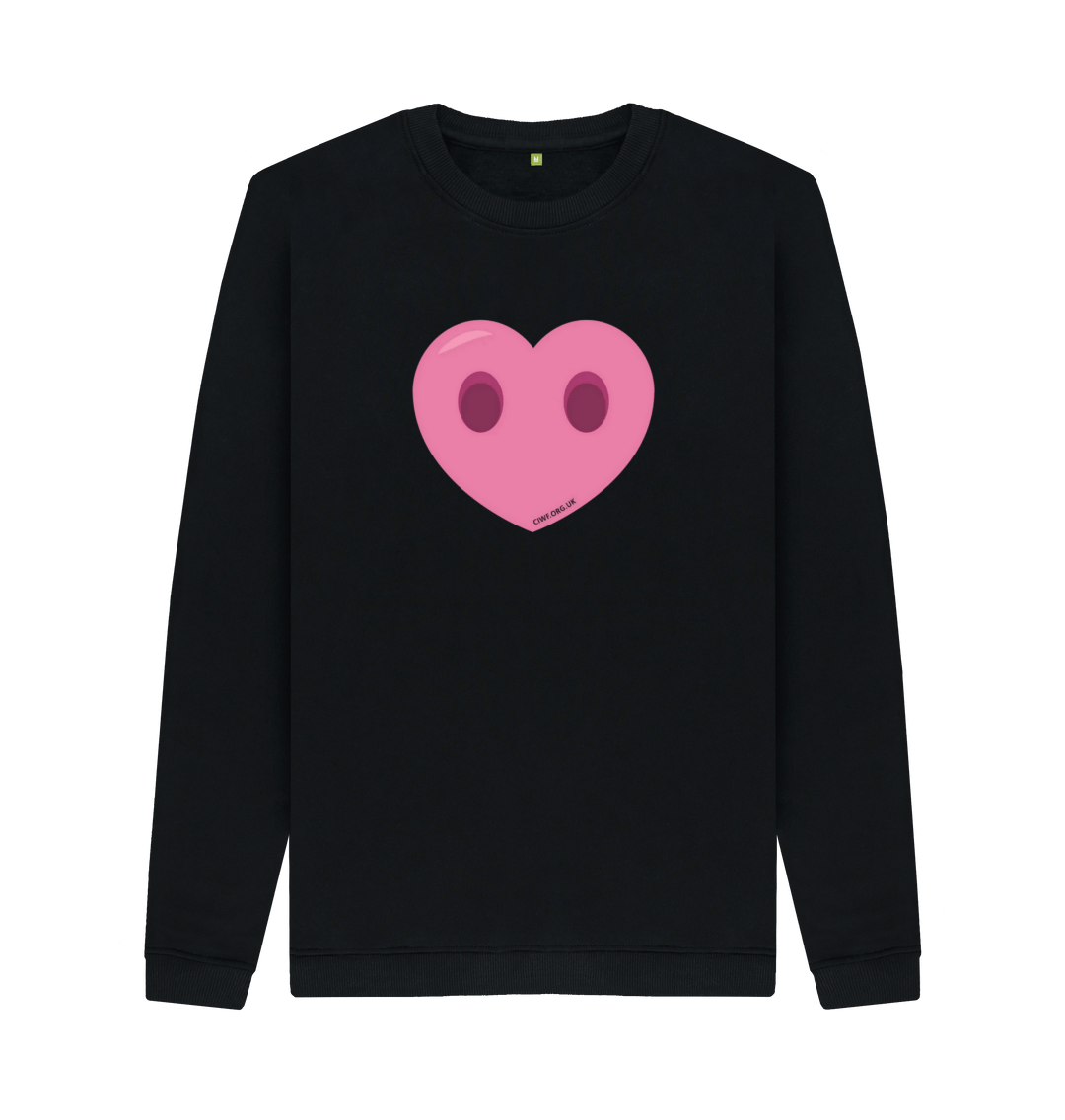 Black Printed Sweater