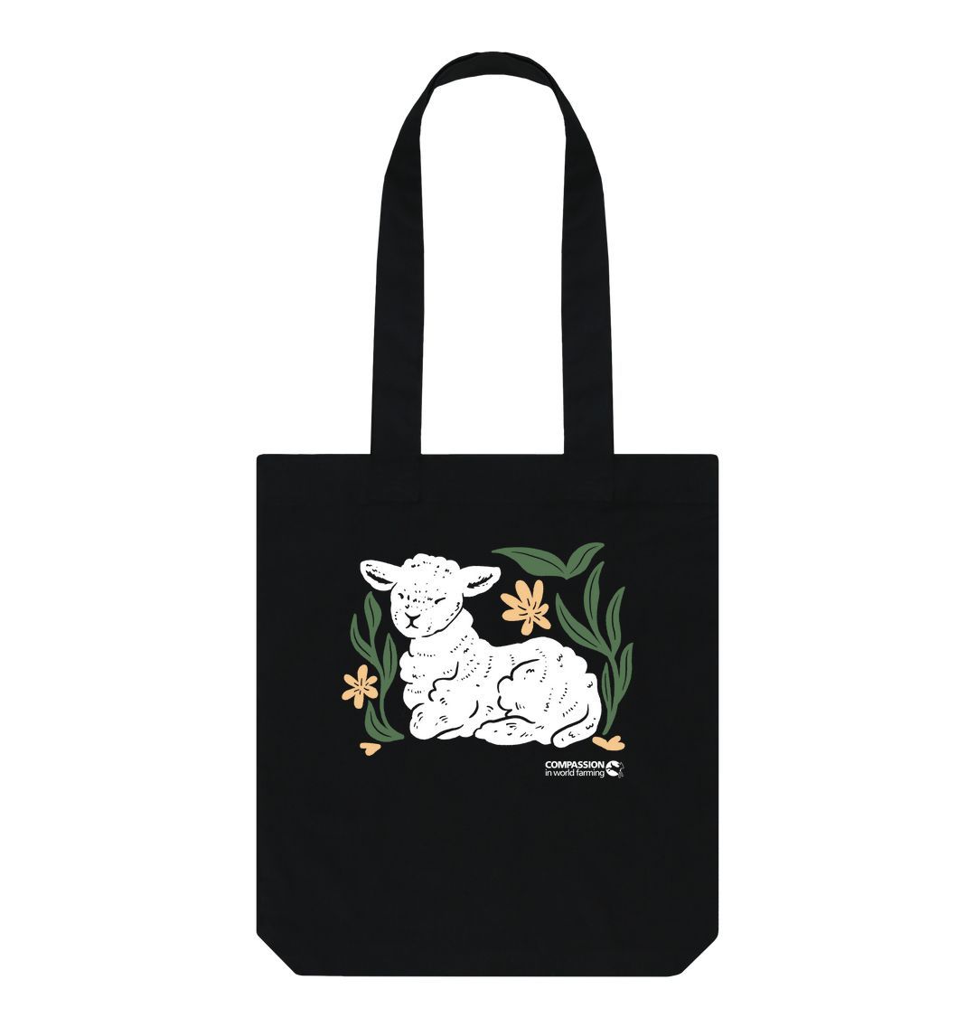 Black Lamb Tote Bag