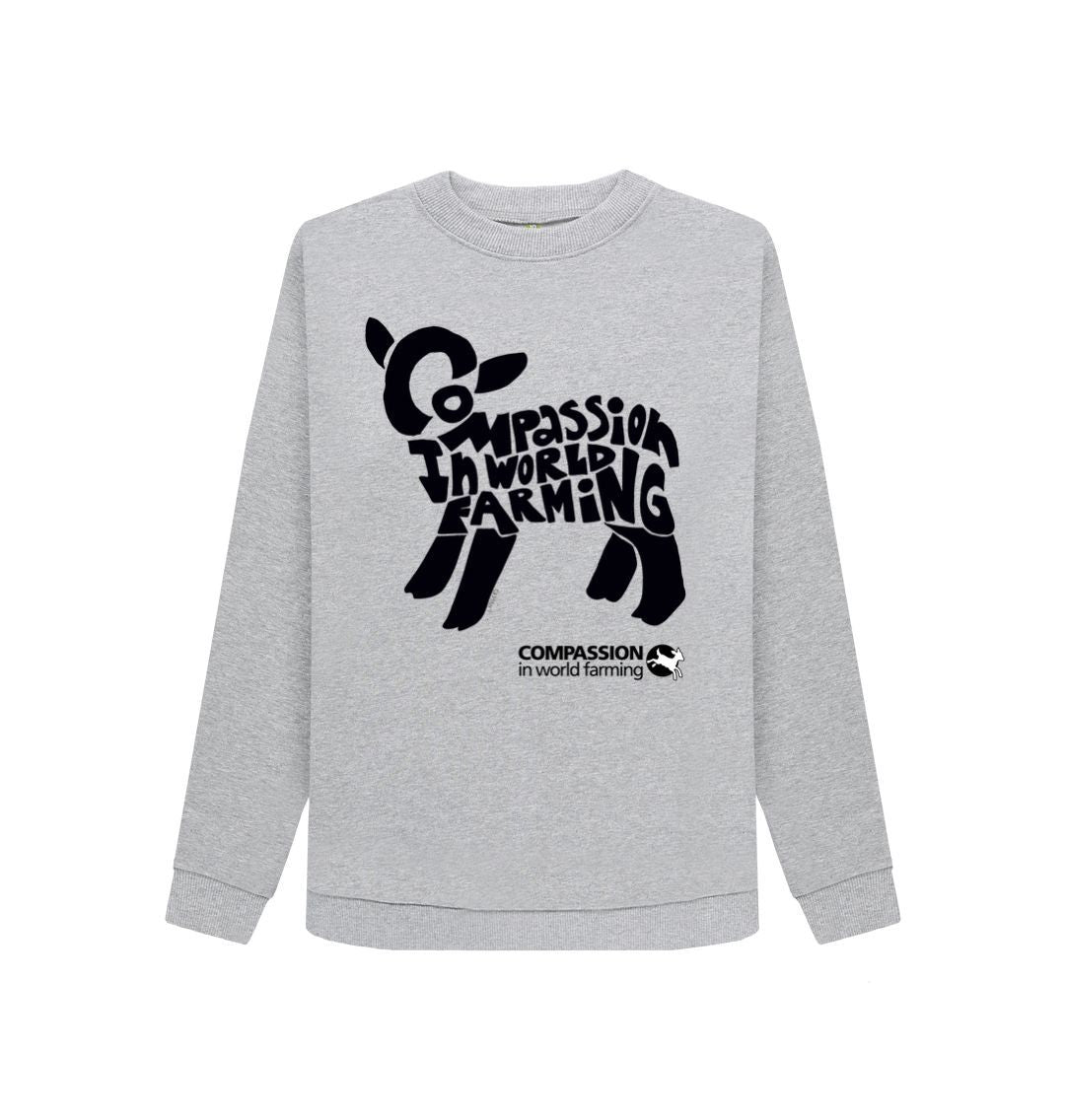 Light Heather Women's Compassion Lamb Jumper