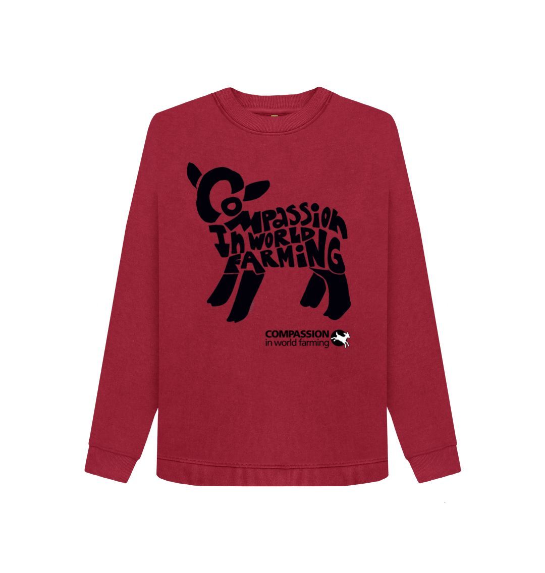 Cherry Women's Compassion Lamb Jumper
