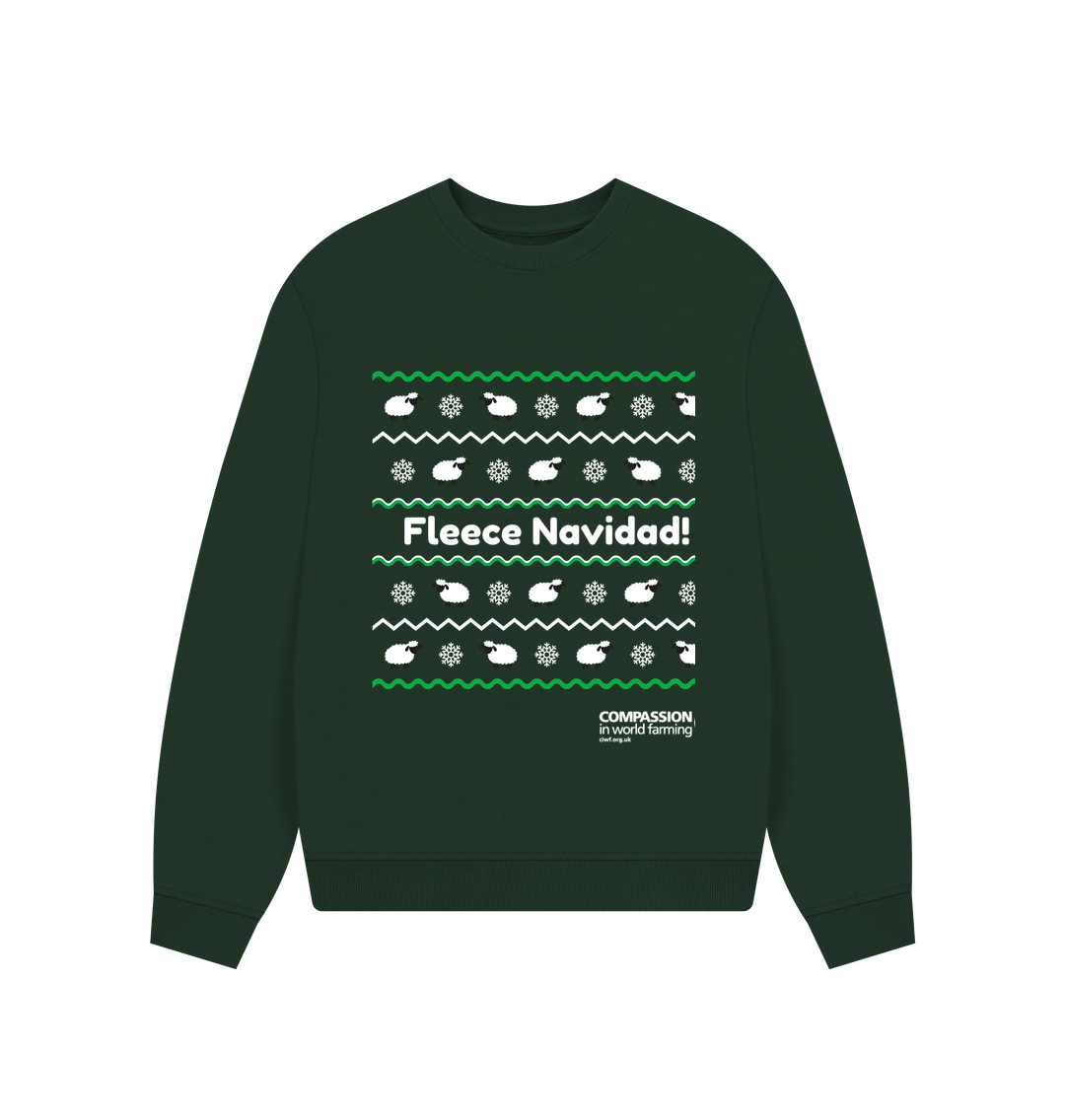 Evergreen Women's 'Fleece Navidad' Christmas Jumper