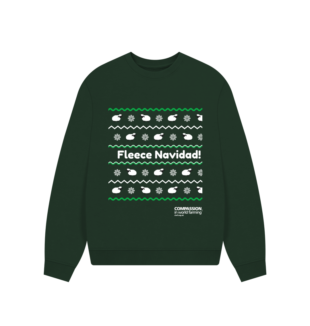 Evergreen Printed Sweater Front
