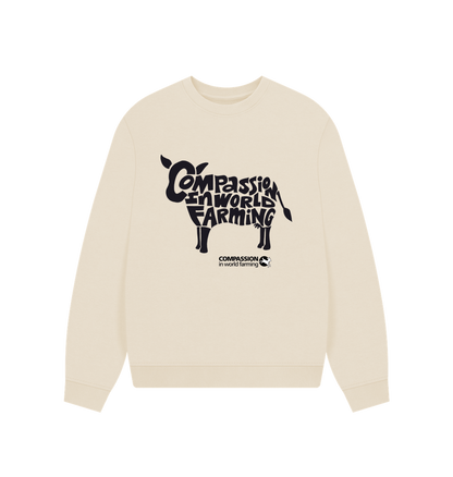 Oat Printed Sweater Front