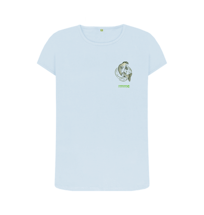Sky Blue Printed T-shirt