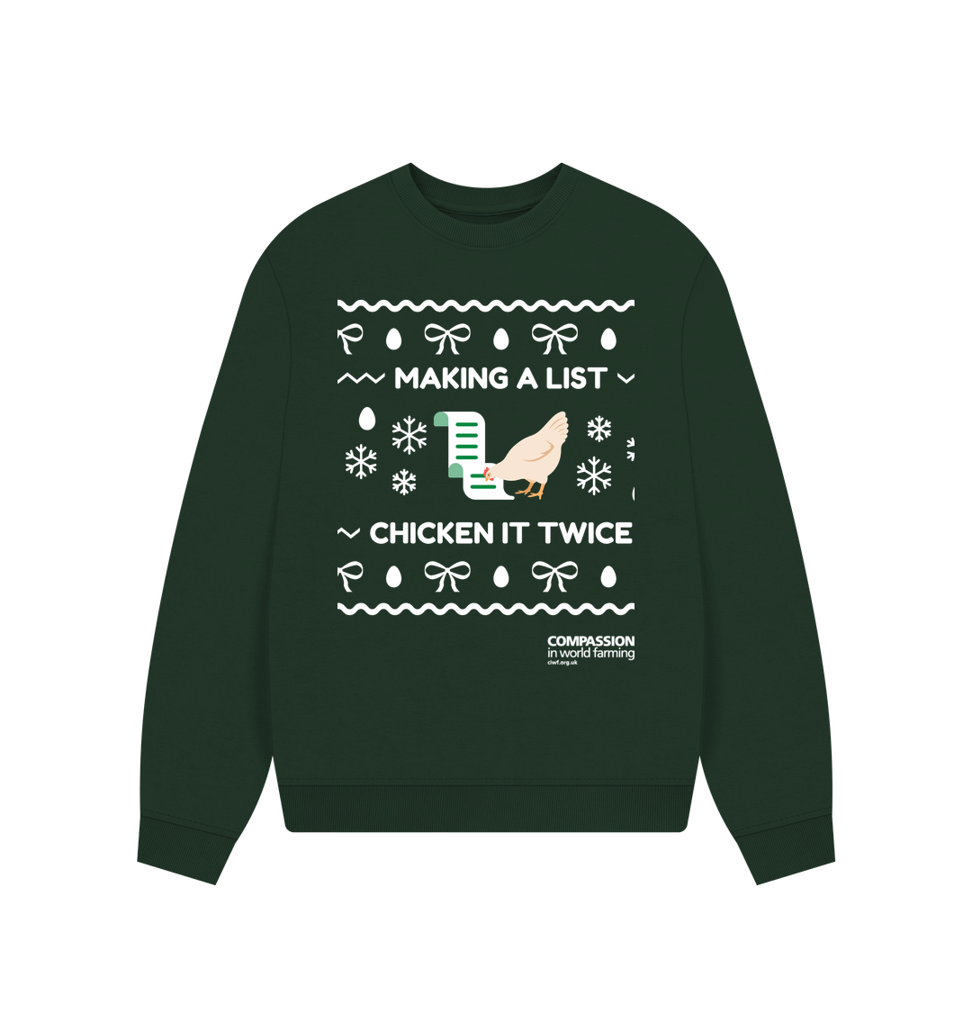 Evergreen Women's 'Making A List' Christmas Jumper