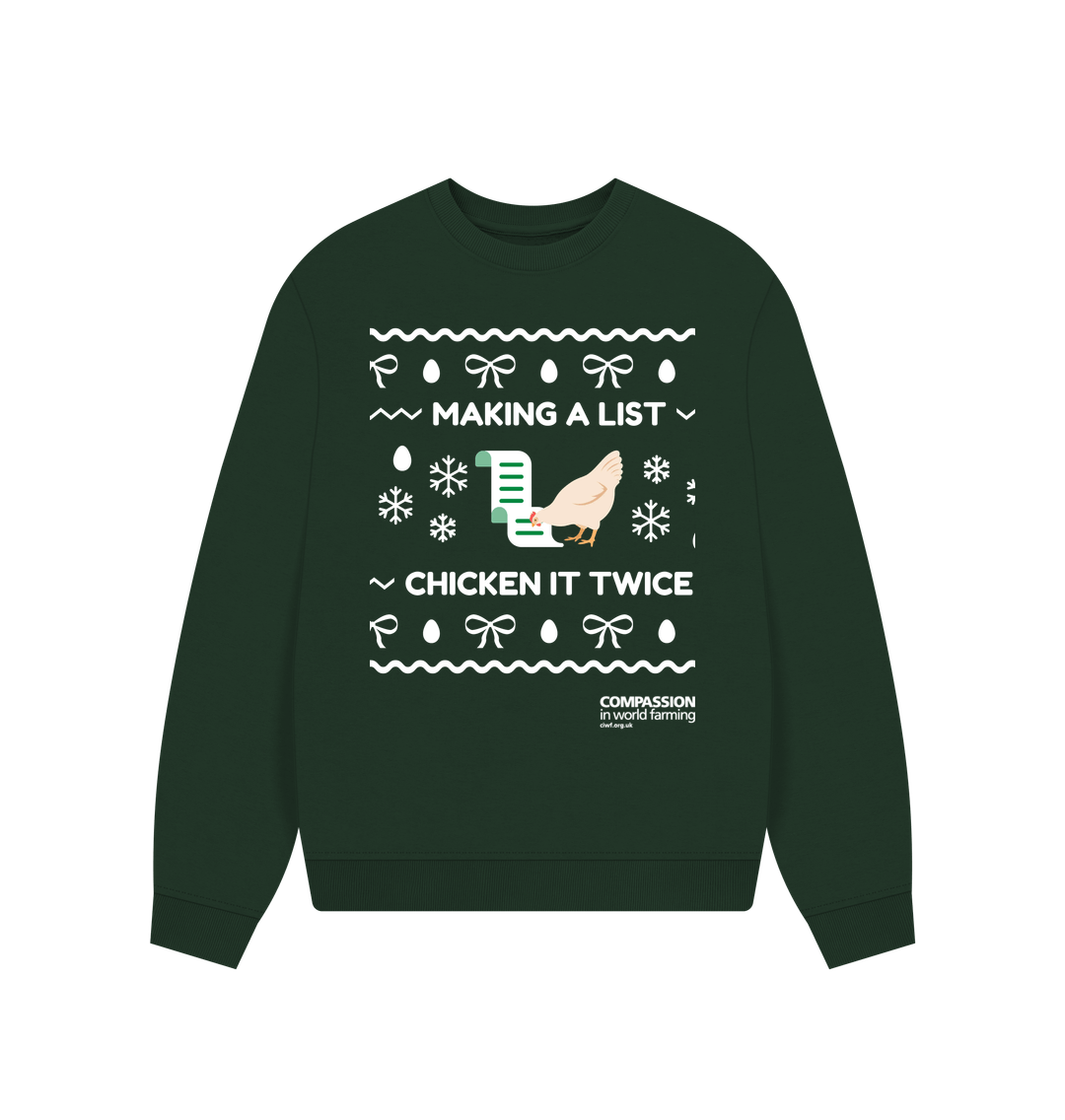 Evergreen Printed Sweater Front