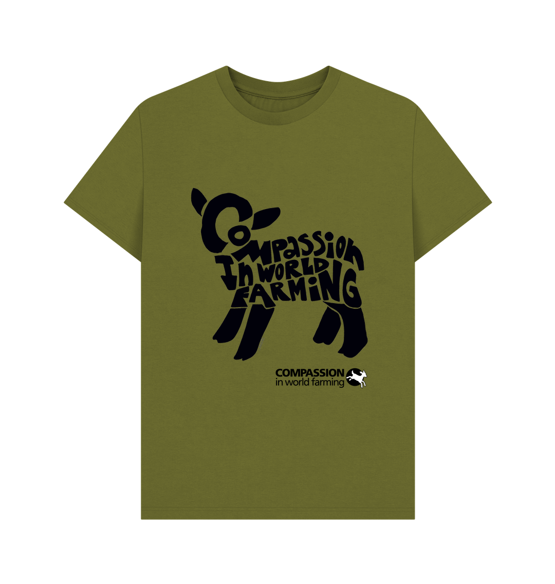 Moss Green Printed T-shirt