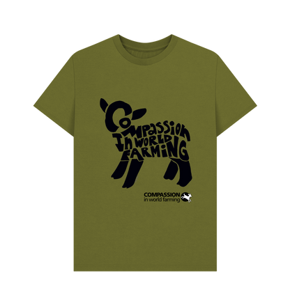 Moss Green Printed T-shirt