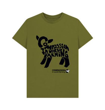 Moss Green Printed T-shirt