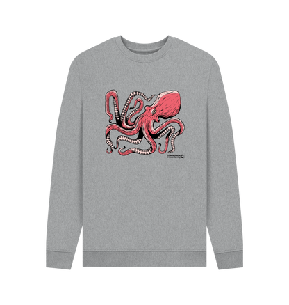 Light Heather Printed Sweater Front