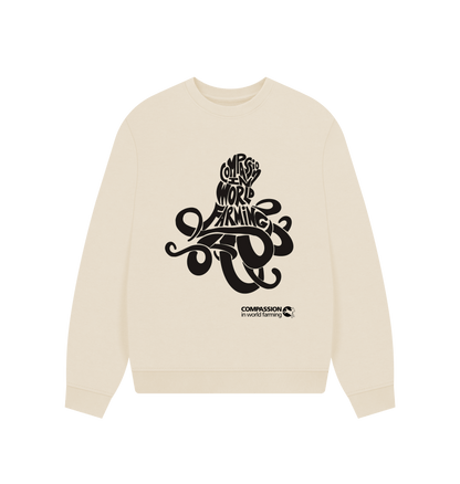 Oat Printed Sweater Front