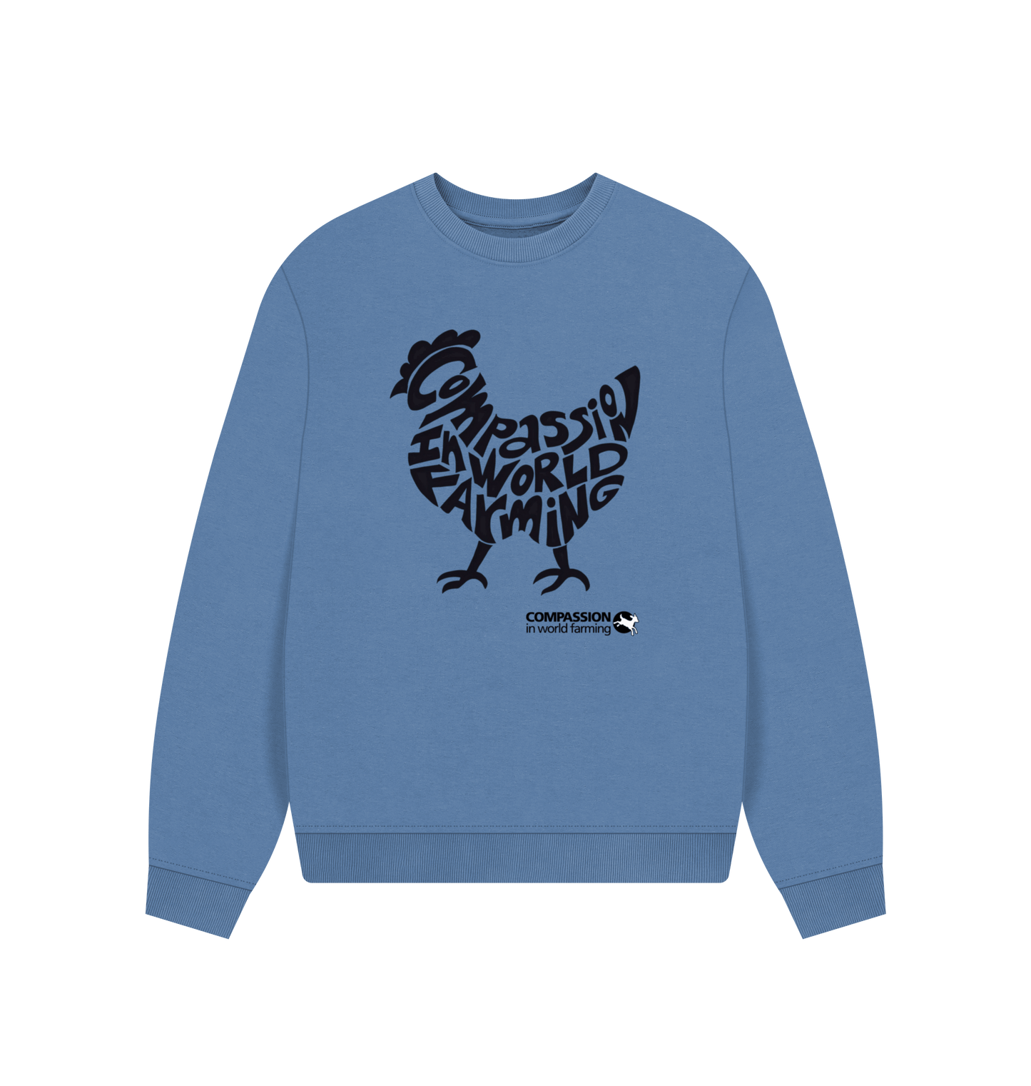 Solent Printed Sweater Front