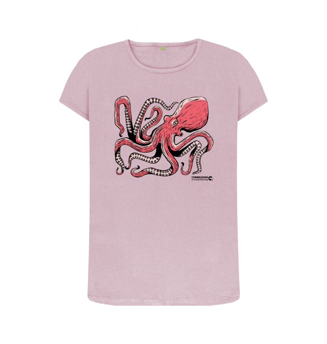 Mauve Printed T-shirt Front