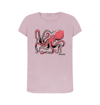 Mauve Printed T-shirt Front