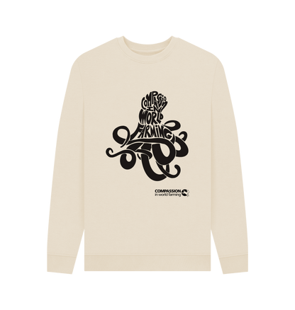 Oat Printed Sweater Front