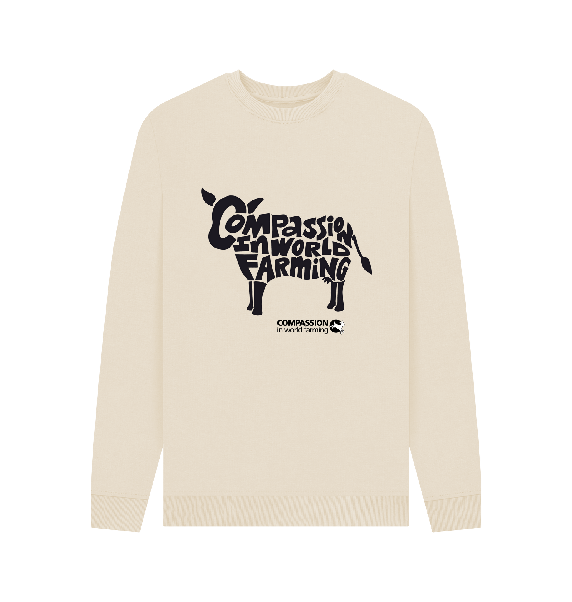 Oat Printed Sweater Front