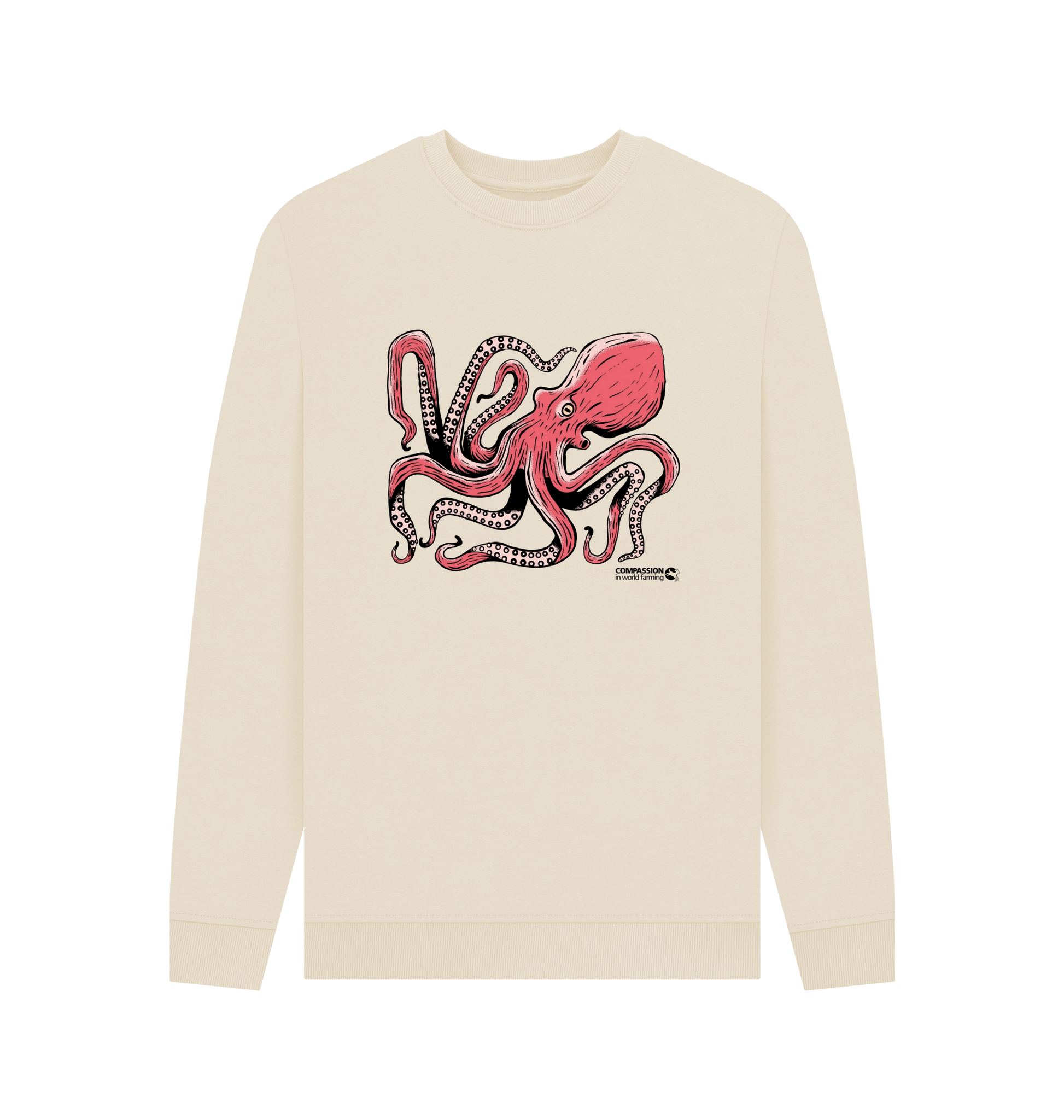 Oat Printed Sweater Front