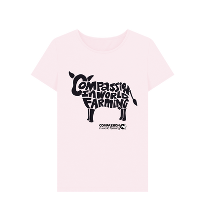 Pink Printed T-shirt Front