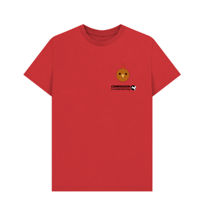 Red Fields Not Factories Hen Men's T-shirt