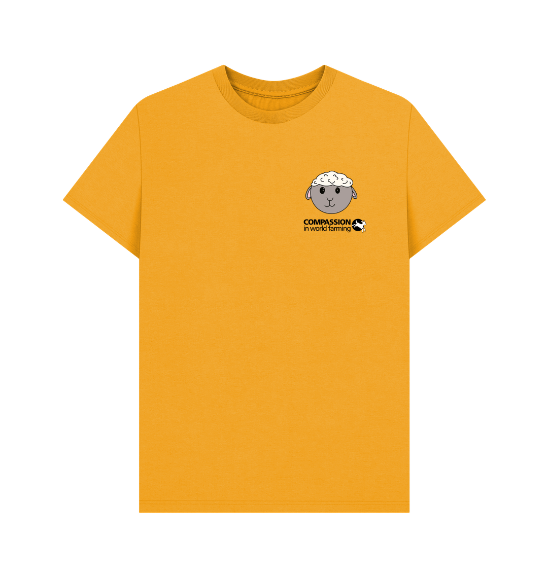 Mustard Fields not factories Sheep Men's T-shirt