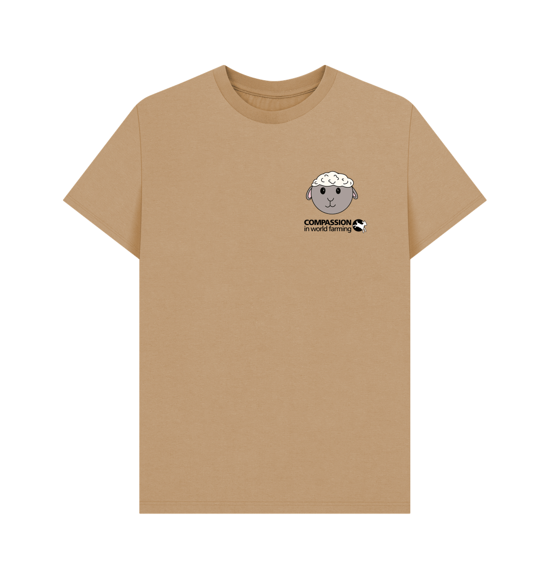 Sand Fields not factories Sheep Men's T-shirt