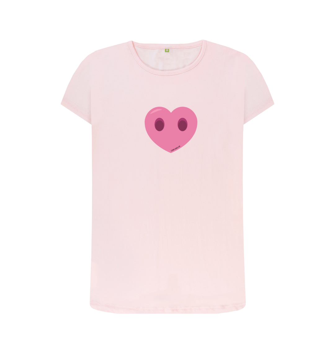 Pink Printed T-shirt Front