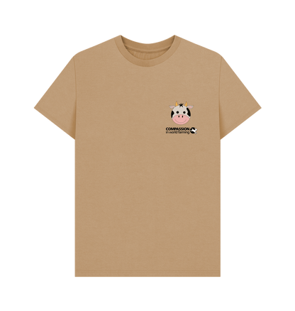 Sand Fields not factories Cow Men's T-shirt