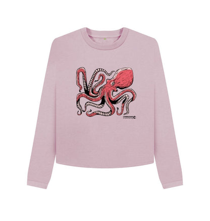 Mauve Women's Octopus Boxy Jumper