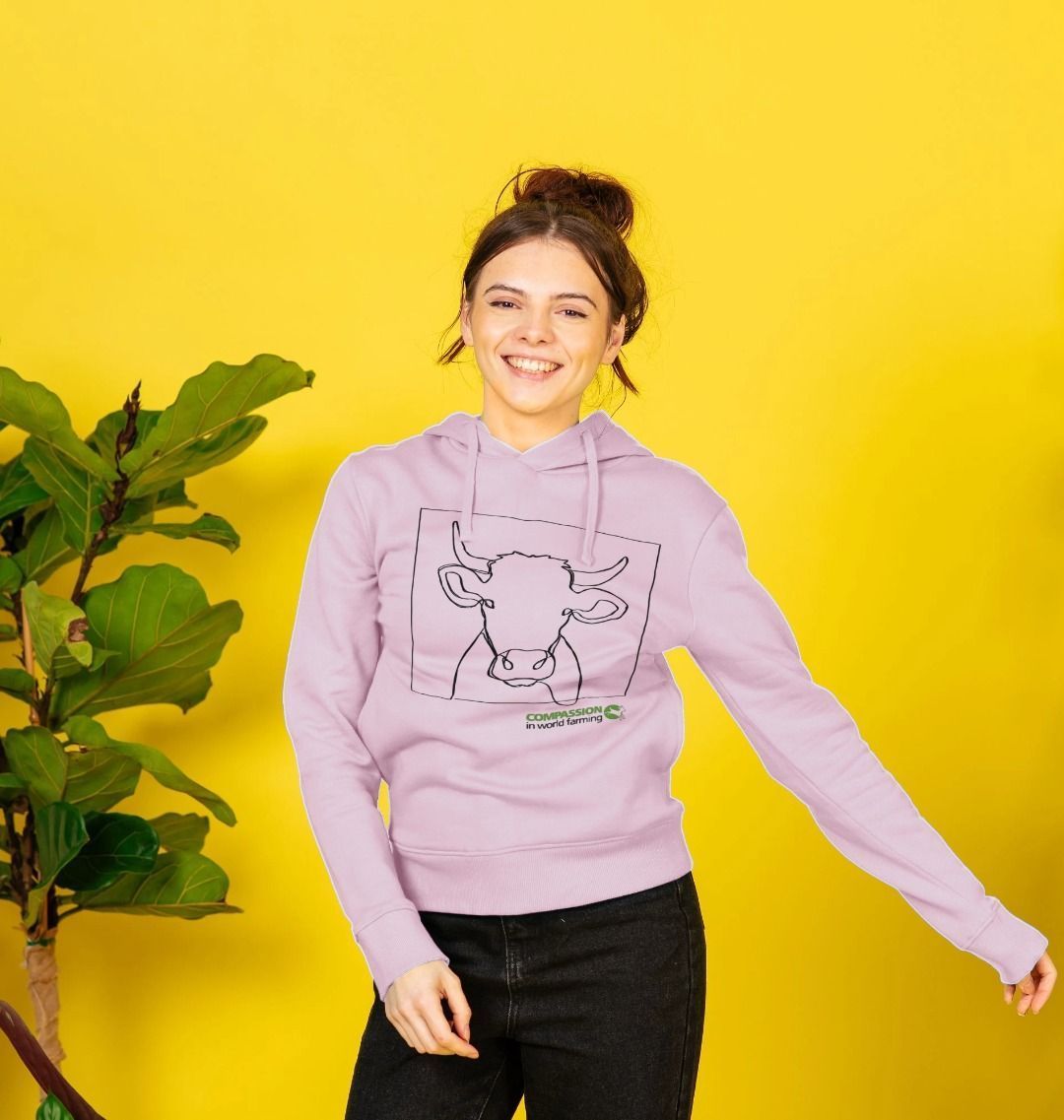 Women's Cow Hoodie