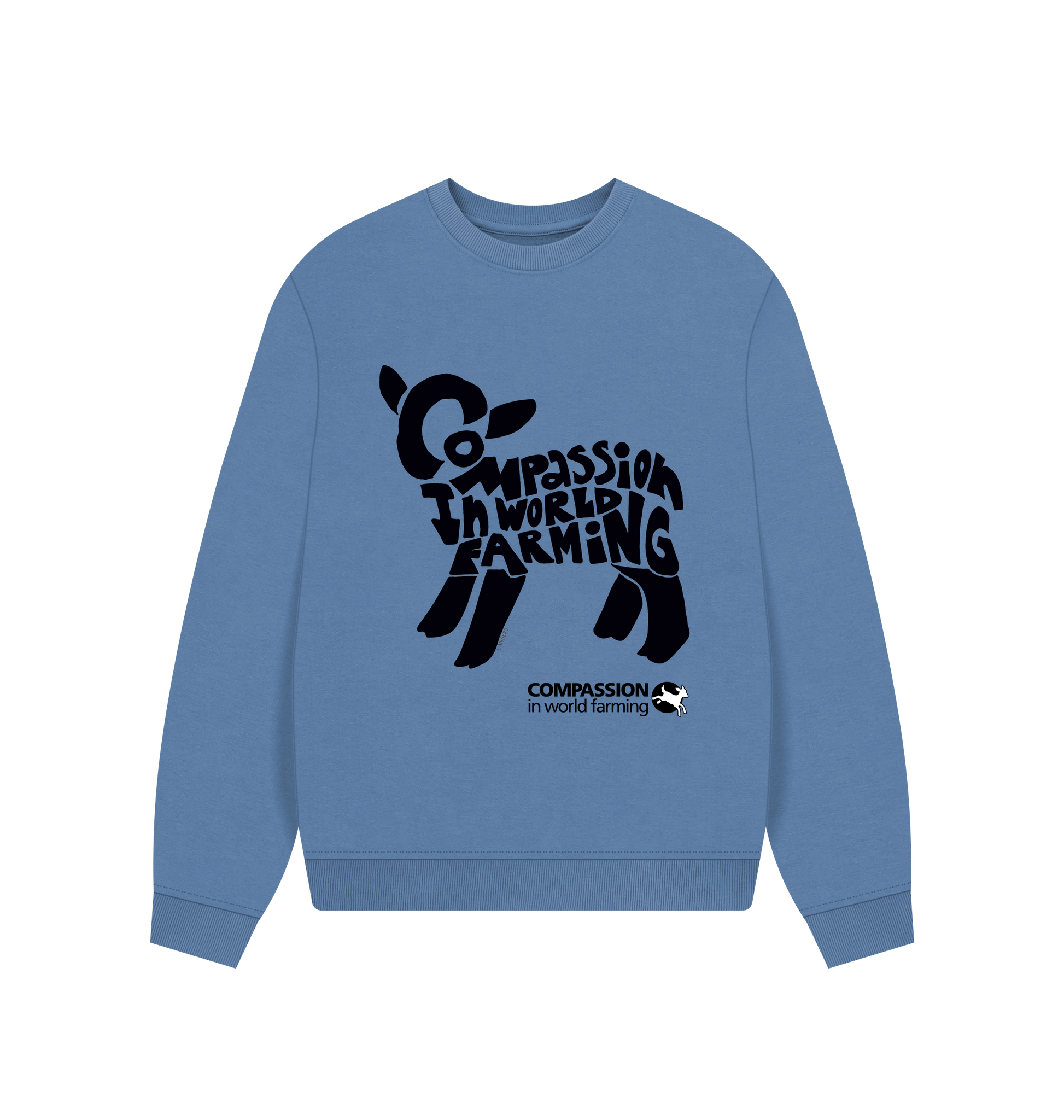 Solent Printed Sweater Front