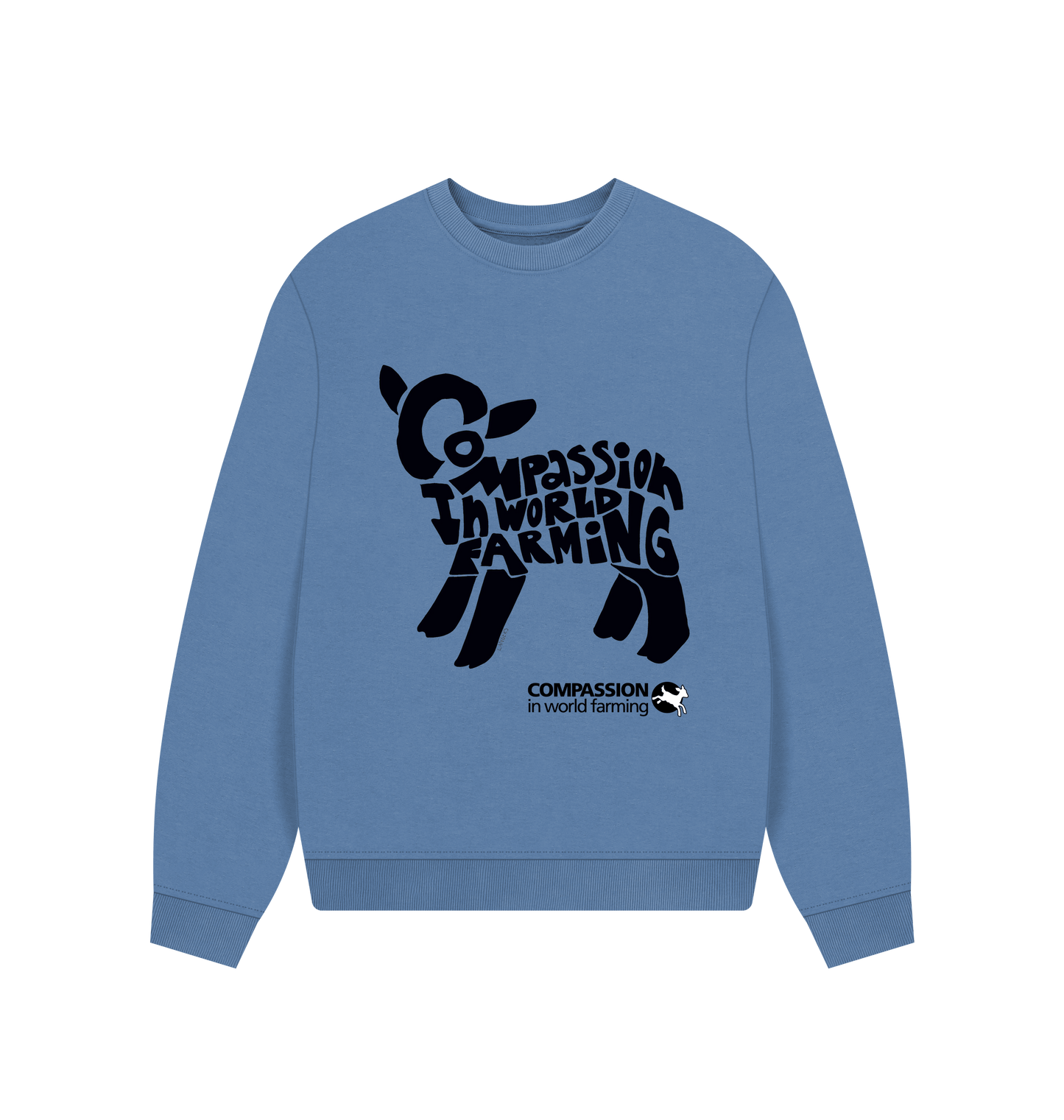 Solent Printed Sweater Front